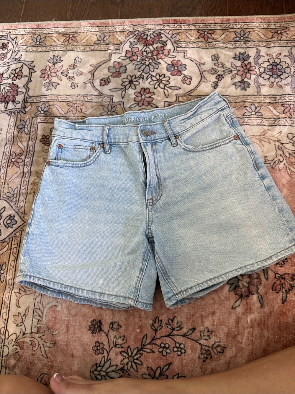 American Eagle Outfitters Light Wash Denim Shorts